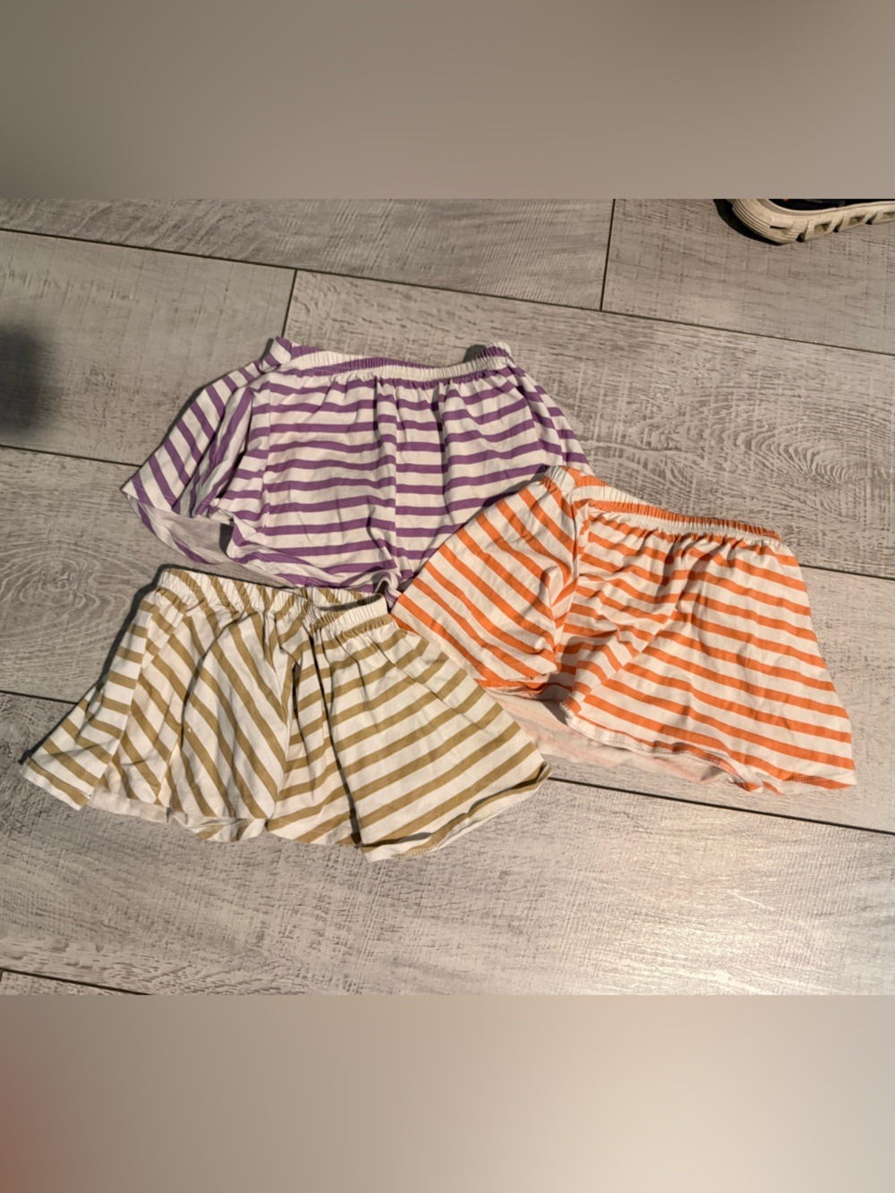 June & January Girls Striped Skirt 3-Pack – Size 3T